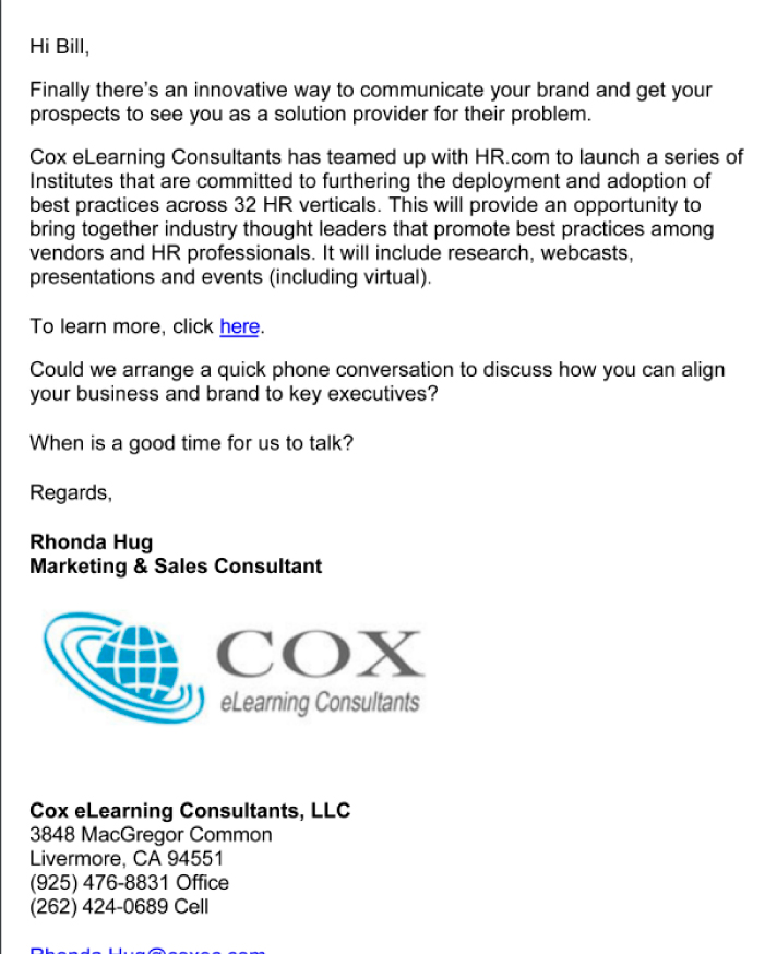 Cox eLearning Consultants | Marketing Solutions for Learning Companies